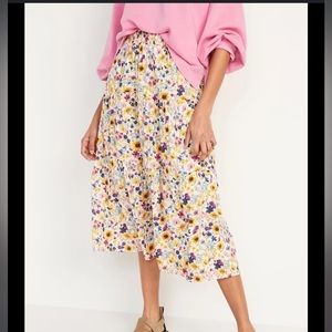Old navy floral maxi skirt